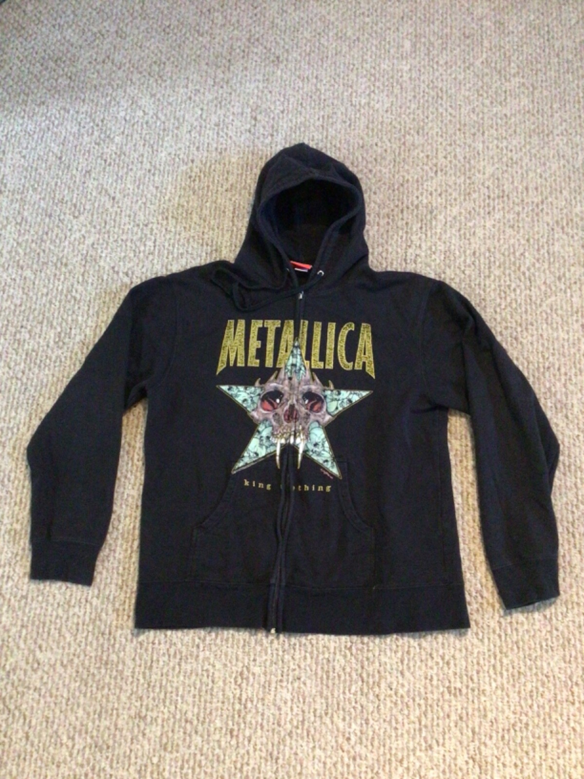 トップス LLICA PUSHEAD KING NOTHING 90s Vintage Metallica 