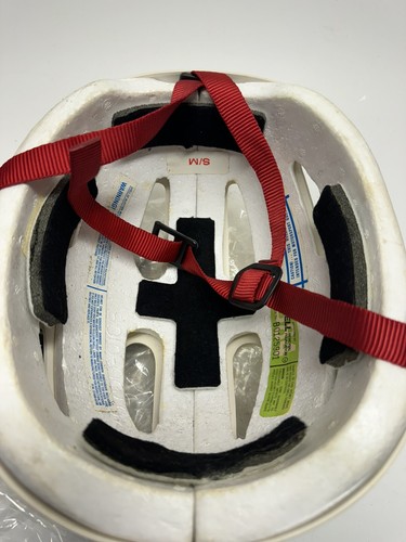 Vintage NOS 1984 Bell V1 Pro White Cycling Racing Helmet S/M