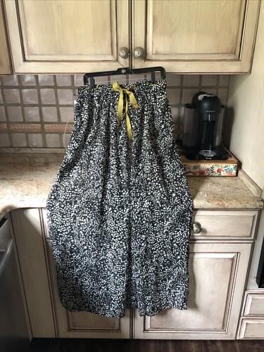 

Free People Sleepin In Pant Tie Wide Sheer Sheiffon Leopard Black White  NWT, Black white lime, Free People Intimately Sleepin In Pant