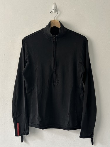 トップス PRADA SPORT / 2000SS Half Zip Mesh Top PRADA - PRADA SPORT 2000ss ナイロンジップシャツ メッシュ