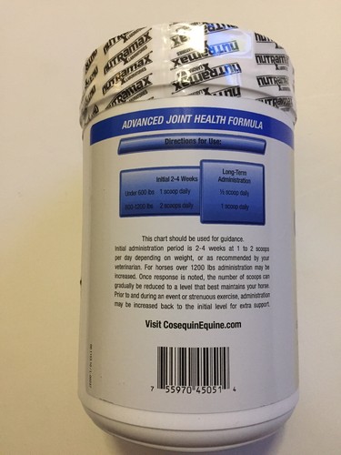 Cosequin ASU Plus Joint Health Supplement 1050 Grams (2.3 LBS.) Exp. 05 / 2021