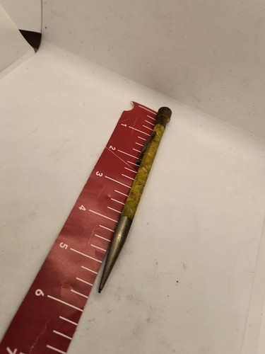 VTG 1920&rsquo;s Twist Mechanical Pencil-EL KHART IND. Adv. Time-O-Stat Control Co.