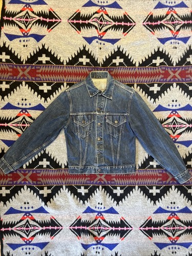 vintage 60s Levis Big E 557XX Denim jacket Zero Stamp On