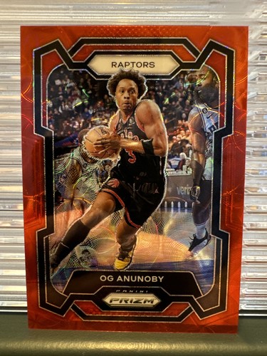 その他 OG Anunoby RC auto prizm OG Anunoby 2023-24 Prizm Choice Red Scope /88 NY Knicks