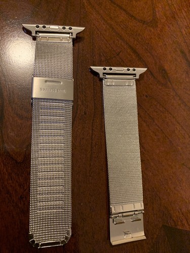 Silver Milanese 42mm Watch Band For Apple Watch