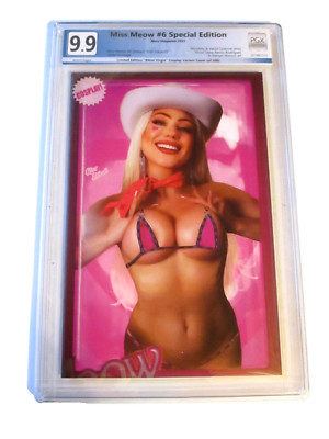 MISS MEOW #6 SHIKARII SPL ED 200 ''DOLL VAR'' BIKINI PGX GRADED MINT 10.0 + CGC BG