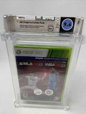MLB NBA 2k13 Combo Pack Xbox 360 Graded WATA 9.6 A+ New Sealed