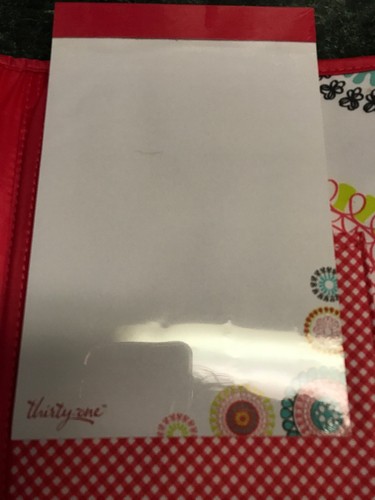 Thirty One 31 Fold-It-Up Organizer - CITRUS MEDALLION w Notepad NEW