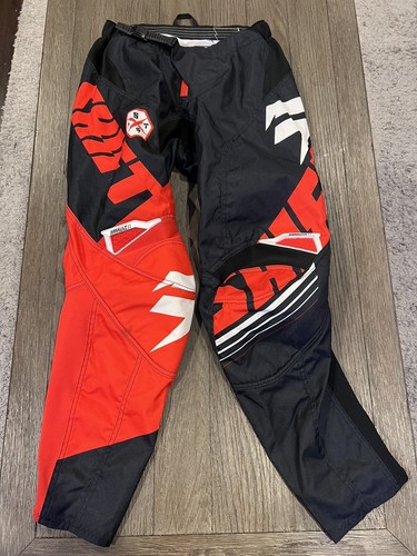 RACING RED BAGGY PANTS 2157P レーシングパンツ SHIFT RACING PANTS Red BLACK SIZE 30 ATV MX OFF-ROAD | eBay
