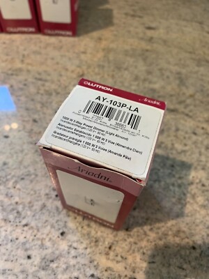 Lutron, AY-103P-LA, 1,000 W, 3-way Preset Dimmer, Light Almond. 