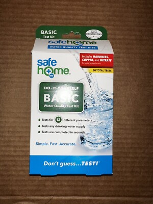 Safe Home Basic Drinking Water Quality Test Kit  Checks for 12 Different Issues