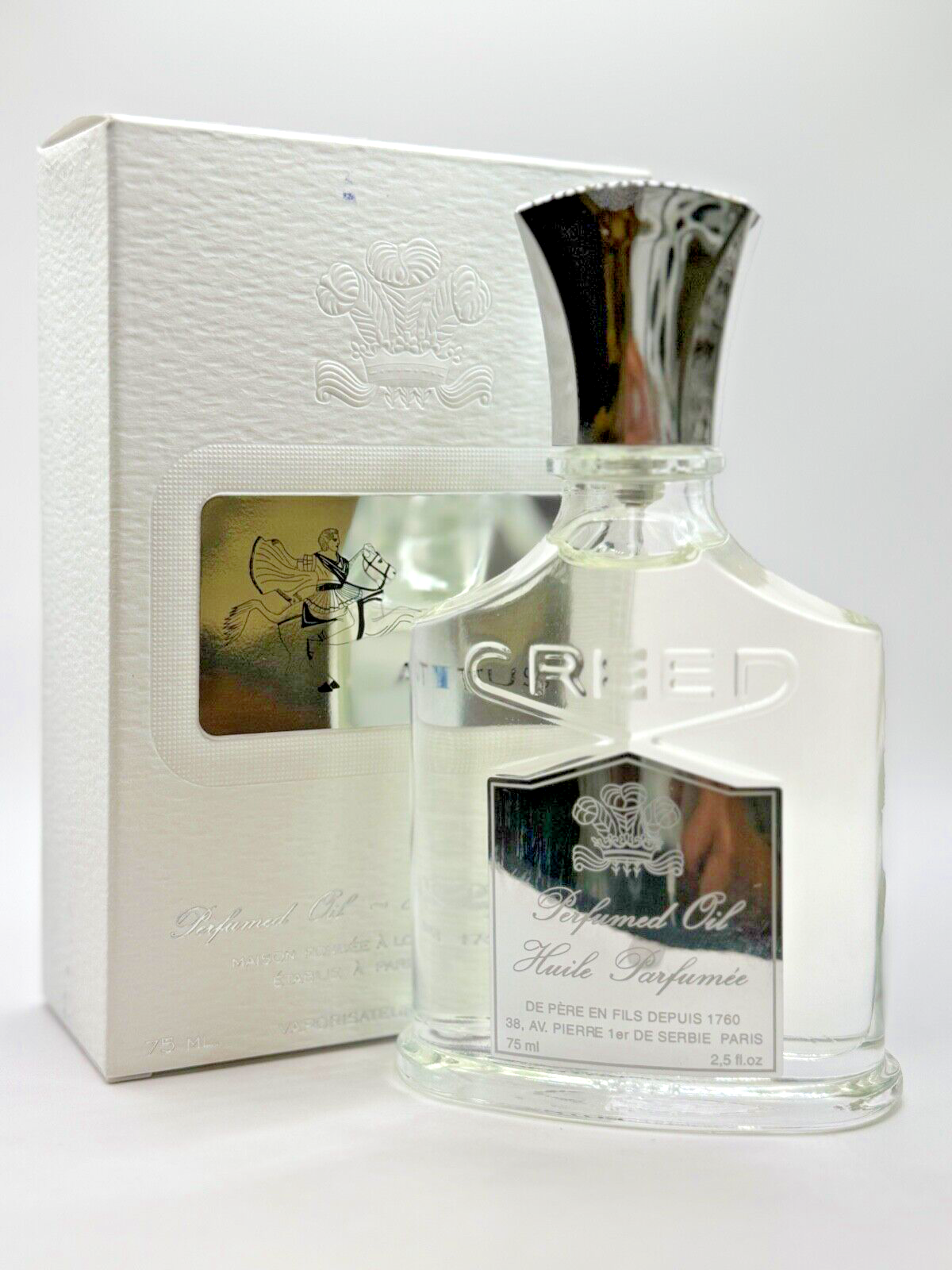 [正規品] Creed Aventus 75ml 容器 AVENTUS BY CREED 75ML PERFUMED OIL SPRAY LOT:C4494218F (NEW