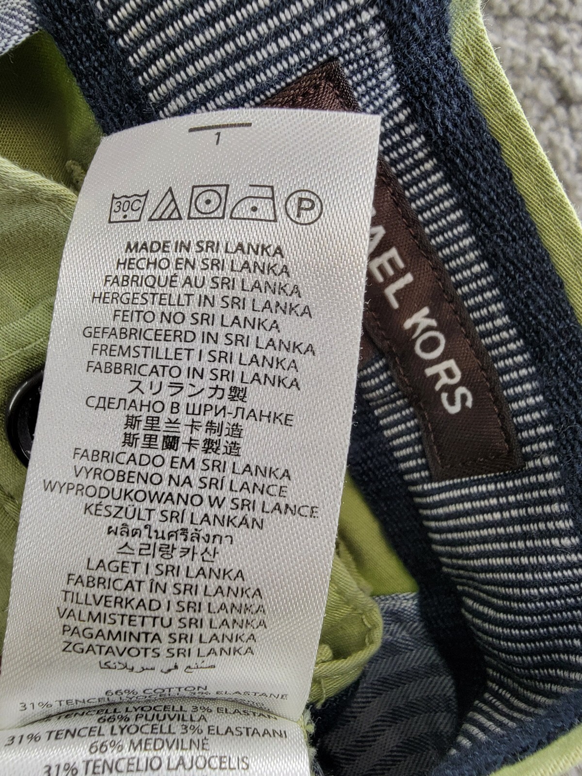 Michael Kors Slim Fit Stretch 9