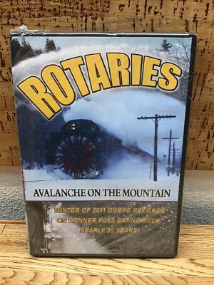 Donner Rails Train DVD: Rotaries Avalanche On The Mountain Donner Pass New KK-7