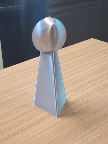 FANTASY FOOTBALL WINNER TROPHY - LOMBARDI INSPIRED (7 inches Tall)