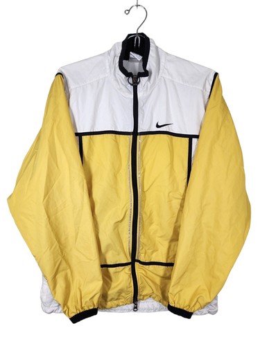 ウェア Men's Yellow and White Jacket Generic Men's Yellow White Sheepskin Leather Moto Jacket
