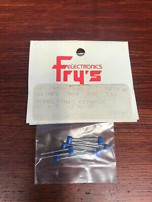 Fry's Electronics Package of 9   .1 MFD  Capacitors  See Photos for Details