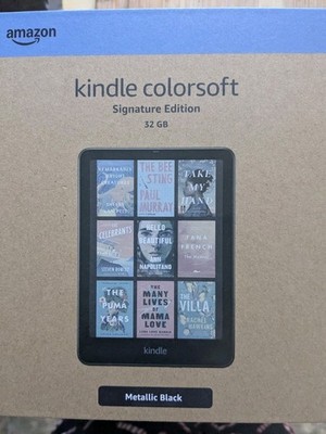 New Amazon Kindle Colorsoft 7" Ad-Free Signature Ed 32GB Wireless Charge 2024