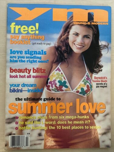 YM Young & Modern YASMINE BLEETH June July 1996 Baywatch YM Young & Modern YASMINE BLEETH June July 1996 Baywatch
