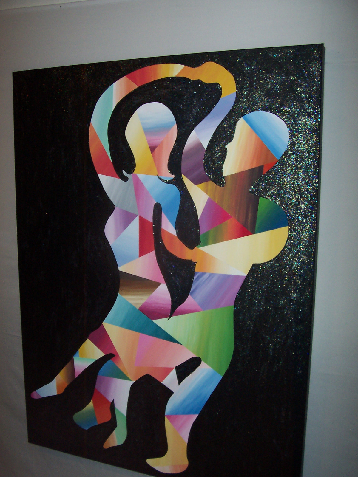 Bodies In Dance Space Time Painting Portrait Original Modern Contemporary ART