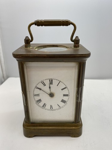 米国「ＷＡＴＥＲＢＵＲＹ」社１９００年代初頭のアンティークキャリッジクロック Waterbury Clock Company c. 1900