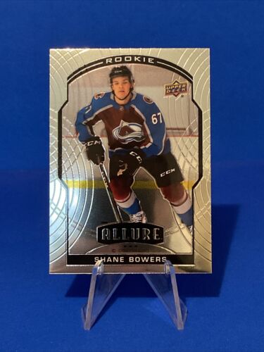 2020-21 Upper Deck Allure Shane Bowers Rookie Card Colorado Avalanche RC. rookie card picture