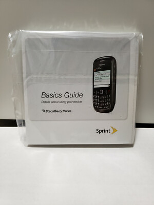 Sprint Blackberry Curve 8530 Smartphone Manual - Sealed - A037