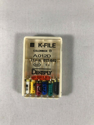Dentsply Maillefer K-file Endodontic stainless steel 21mm-25mm-31mm All sizes