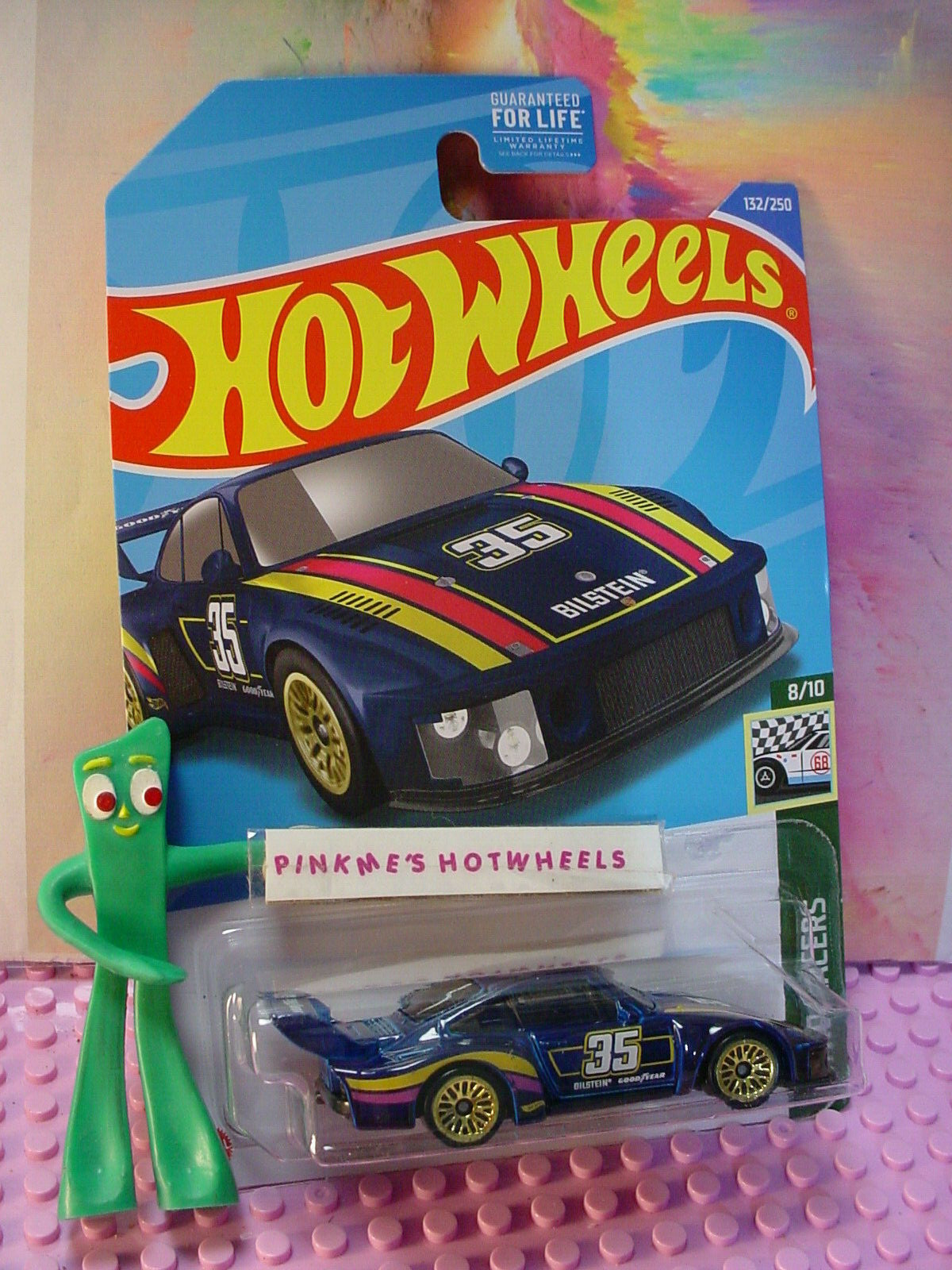 2022 Hot Wheels PORSCHE 935 #132 blue;35 BILSTEIN 🏁 RETRO