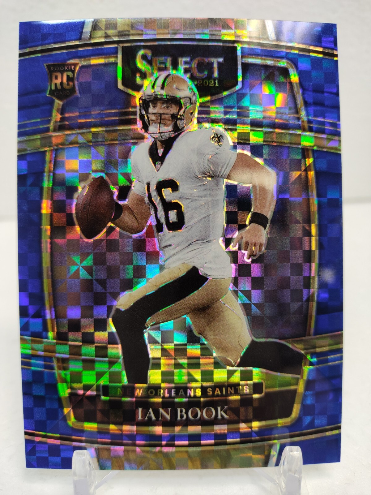 IAN BOOK #/199 BLUE PRIZM 2021 Panini Select Football #79