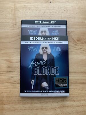 Atomic Blonde (4K UHD, 2017) With Slipcover - Missing Blu-ray Disc