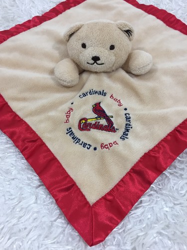 Baby Fanatic Cardinals Baby Security Bear Blanket Lovey Plush