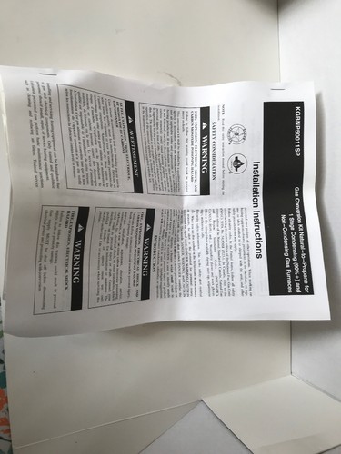 Conversion Kit,Natural Gas to LP CARRIER KGBNP50011SP - FREE SHIPPING