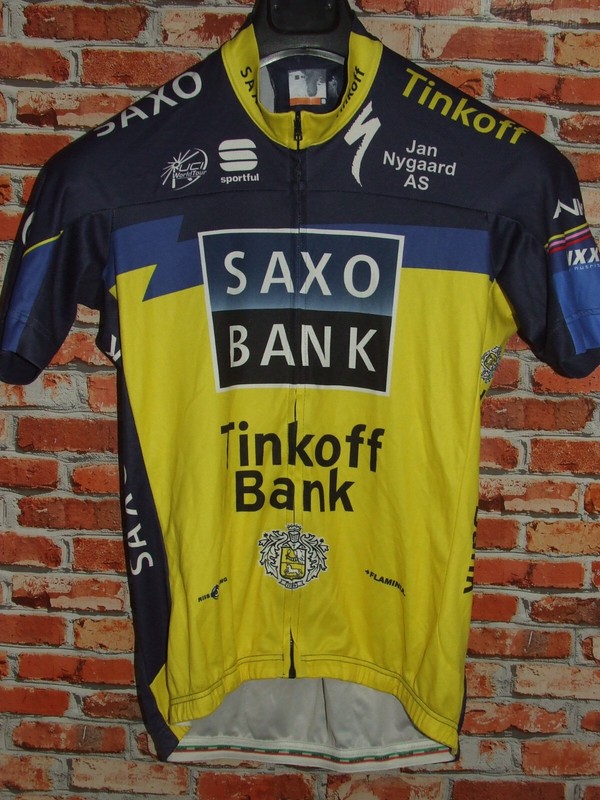 Saxo Bank Tinkoff Sportful Maillot De VÃ©Lo Haut Maillot Cyclisme Taille L (