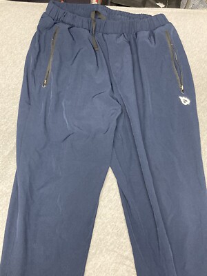 Men's Baleaf Lounge Straight Leg Pants with Pockets Size Medium NWT Navy