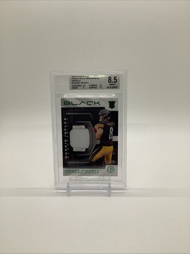 2022 Panini Black Influx Materials Copper /25 Kenny Pickett #RIM-KPI RC Green