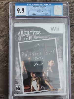 Resident Evil Archives: Resident Evil Zero Nintendo Wii, 09 - CGC Graded 9.9 A++