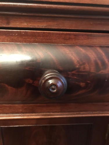Potthast “colonial” Mahogany  Sideboard With A Label From Around 1905.