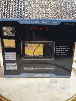 Nextar Satellite Navigation GPS W3-01 MP3 player 2D/3D Touch Screen 1GB Mem. New