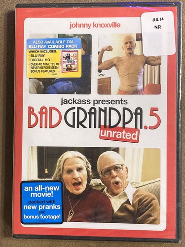 Jackass Presents Bad Grandpa .5 (DVD, 2014) NEW Sealed