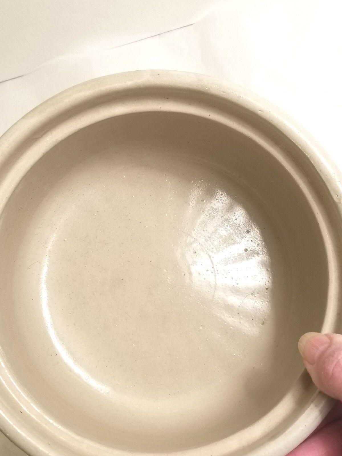 Red Wing ? Covered CASSEROLE  Advertising Sheboygan WIS