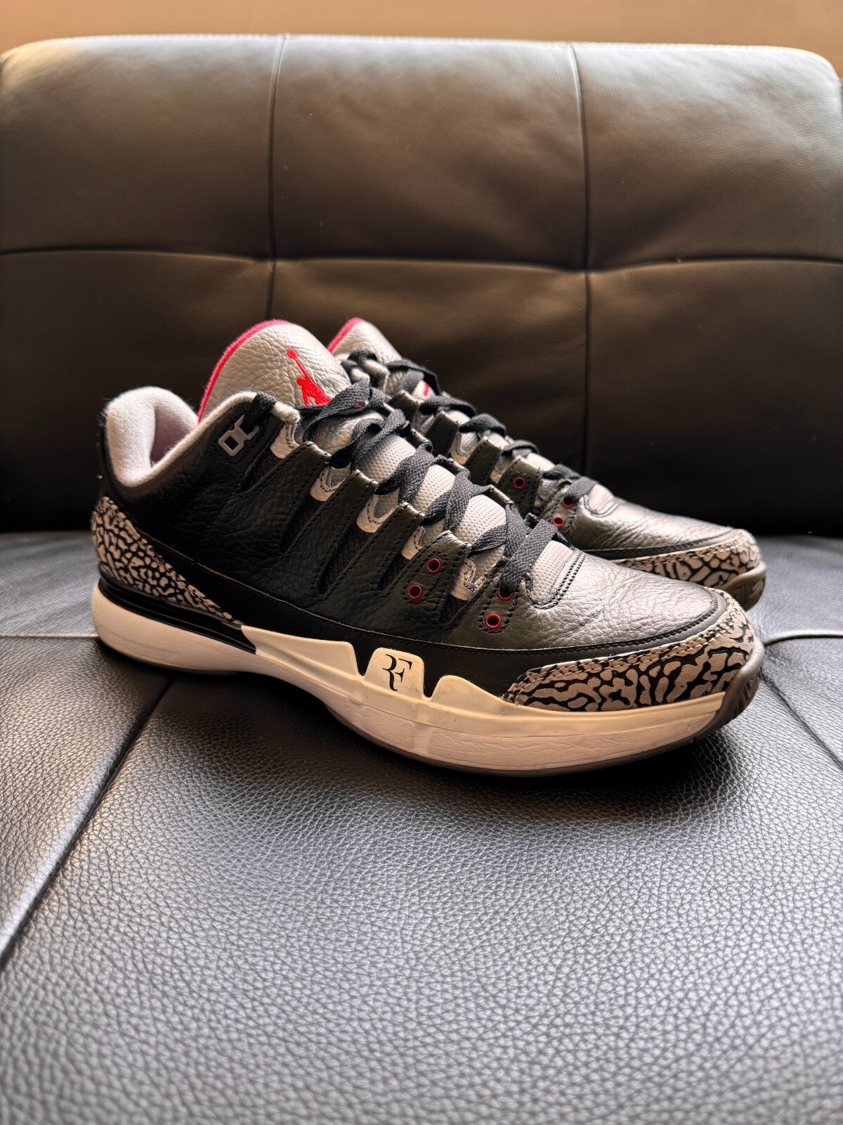 NIKE ナイキ ZOOM VAPOR AJ3 US10 28cm Size 11 - Nike Zoom Vapor Tour AJ3 Black White 09998-010