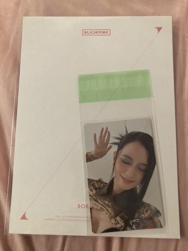 BLACKPINK JISOO ジス　タレントカード トレカ　BORNPINK Jisoo Official Photocard BlackPink 2nd Album Born Pink