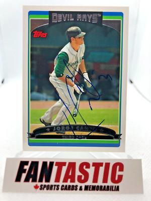 Jorge Cantu #171  2006 Topps IP Autograph Signed In Person Tampa Bay Rays