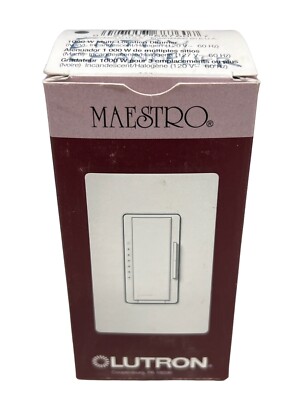 Lutron Maestro MA-1000 1000W Multi Location Dimmer Incandescent/ Halogen (Ivory)
