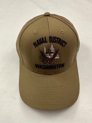 NAVAL DISTRICT WASHINGTON The Corps United States BEIGE Snapback