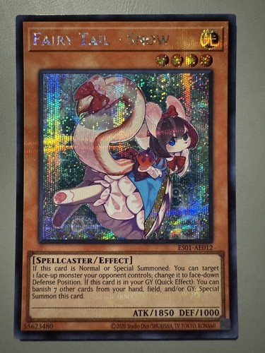 YUGIOH FAIRY TAIL - SNOW ASIA ENGLISH EDITION ES01-AE012 SECRET