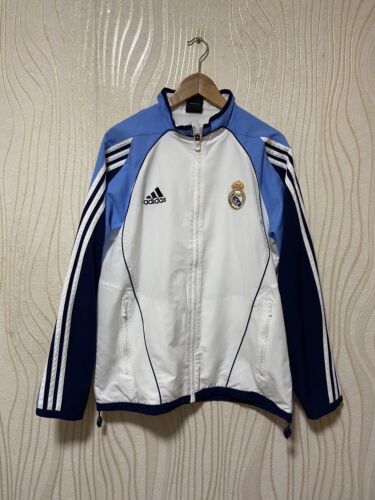 REAL MADRID 2005 2006 FOOTBALL SOCCER TRACK JACKET ADIDAS REAL MADRID 2005 2006 FOOTBALL SOCCER TRACK JACKET ADIDAS