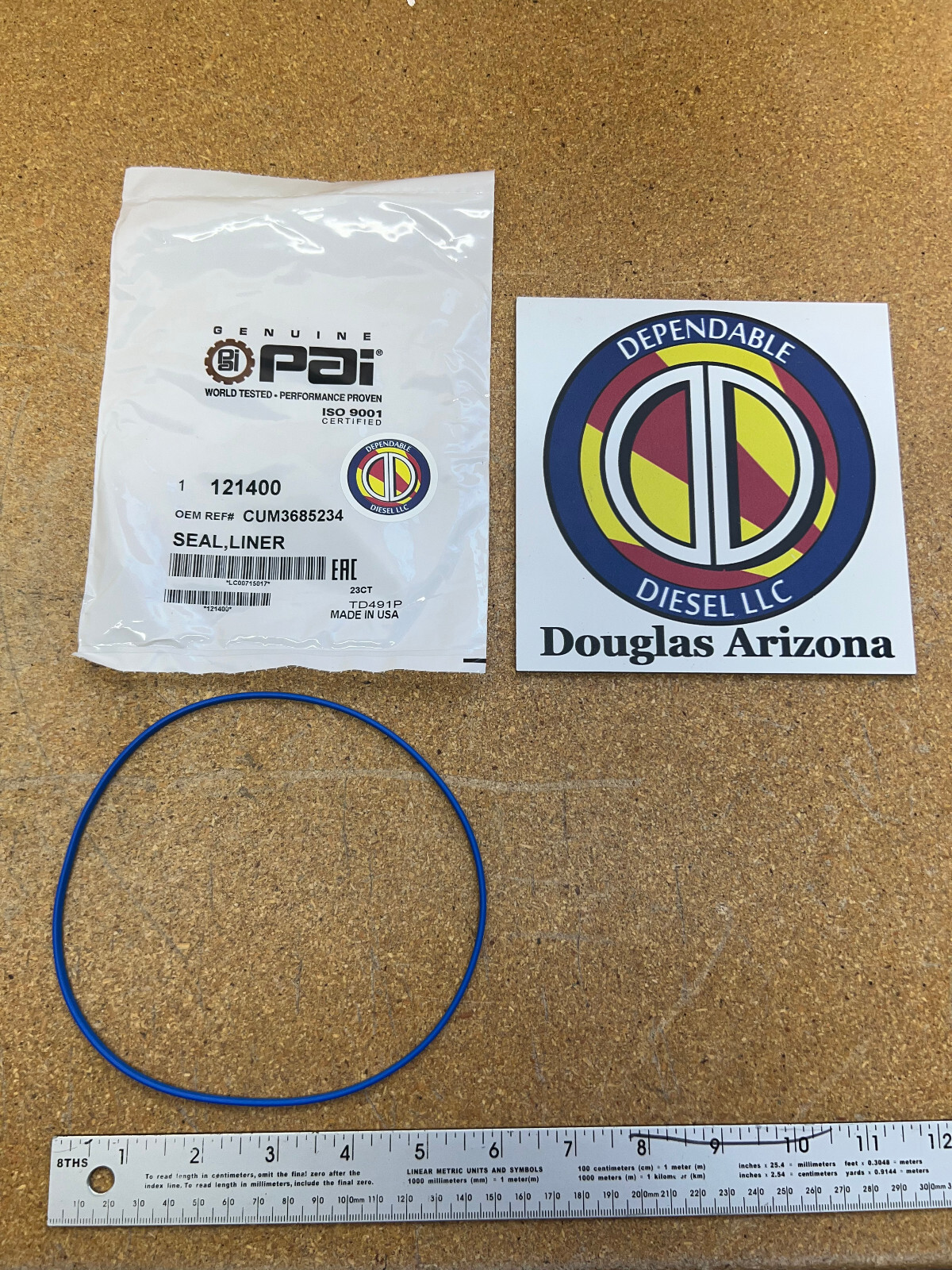Piston Liner Sleeve Seal for Cummins ISX 15. Qty. 1 PAI# 121400
