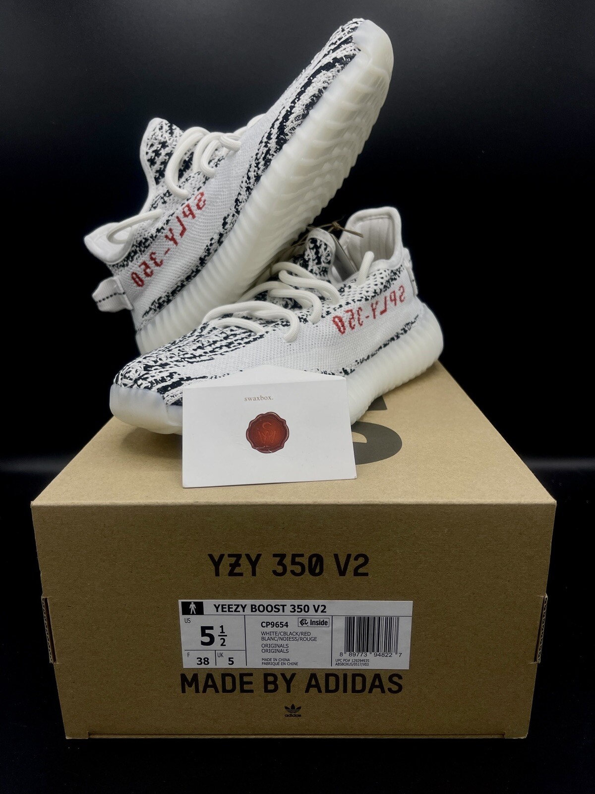 Adidas Yeezy Boost 350 V2 Zebra CP9654 